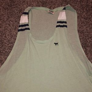 Green tank top